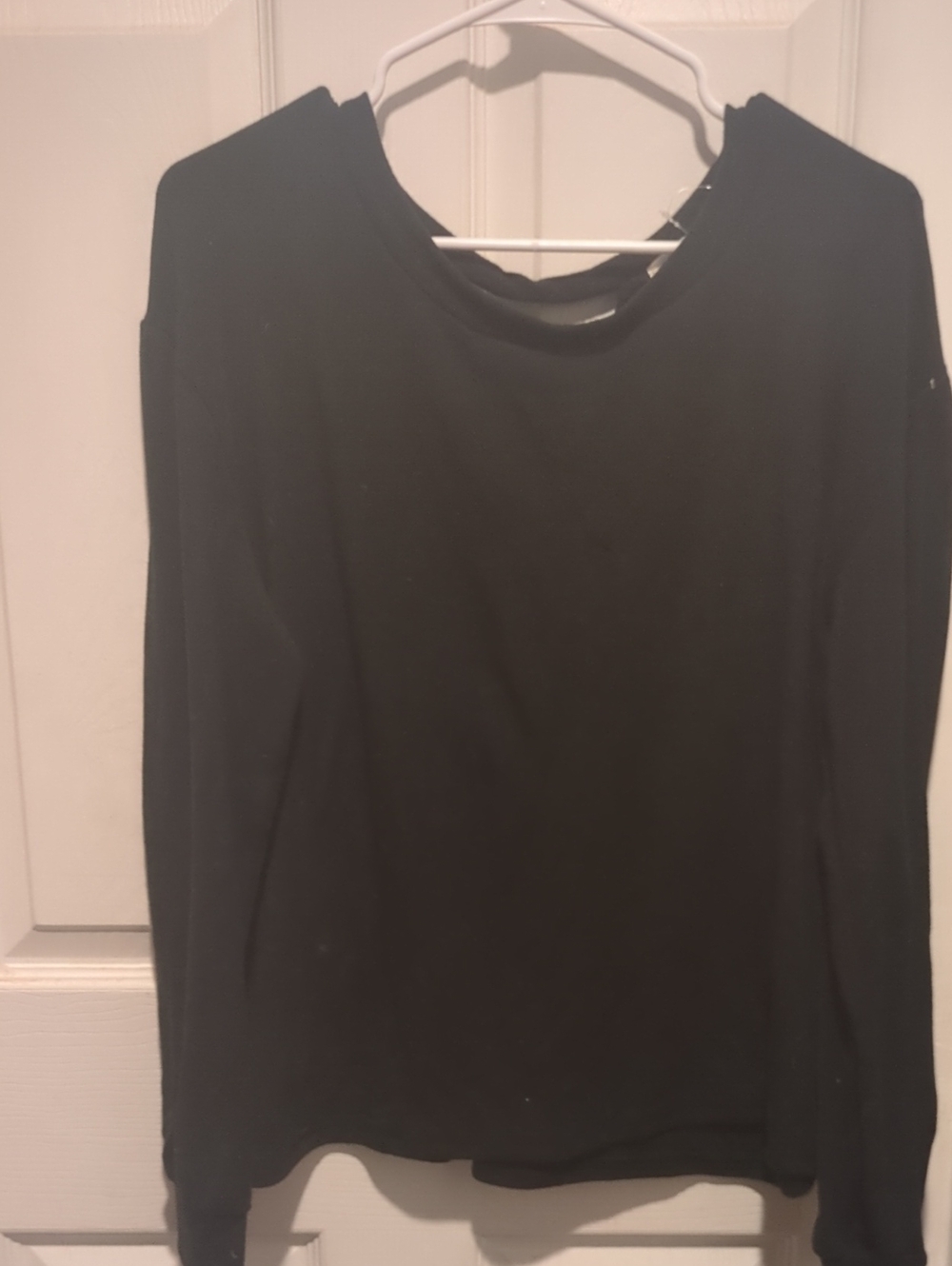 Classic Women's Black Long-Sleeve Top